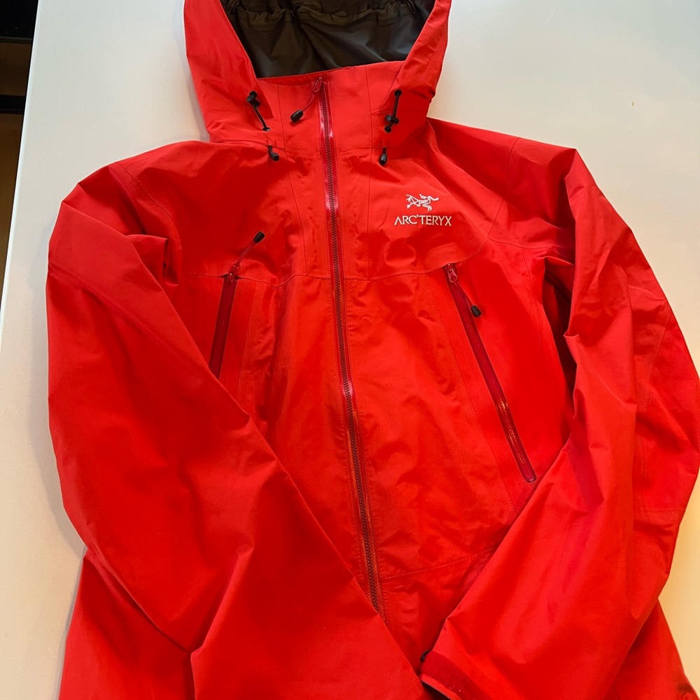Arc'teryx Red Hooded Jacket